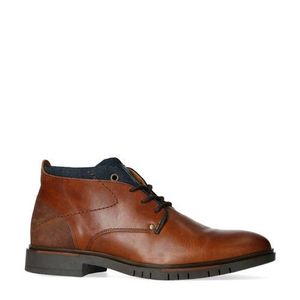Sacha leren veterboots cognac