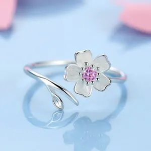 Verstelbare ring met Cherry Blossom - Sieraden - Spiritueelboek.nl