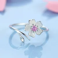 Verstelbare ring met Cherry Blossom - Sieraden - Spiritueelboek.nl - thumbnail