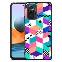 Xiaomi Redmi Note 10 Pro Backcover Blokken Kleurrijk