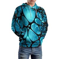 grafische lijn herenmode 3D-print hoodie vakantie streetwear hoodies marineblauw capuchon bedrukt fleece winter lente herfstdesigner sweatshirt met capuchon Lightinthebox