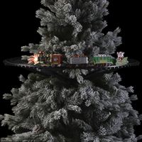 Kerstboom trein - rijdend - 23-delig - met licht en muziek -kersttrein