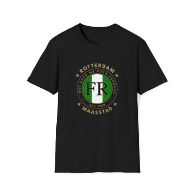 T-shirt regular - FR - Wat gaan we doen vandaag - logo voor groot