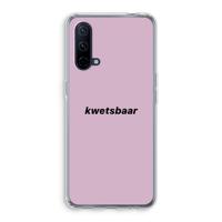 kwetsbaar: OnePlus Nord CE 5G Transparant Hoesje - thumbnail