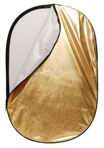 Linkstar Reflectiescherm 2 in 1 R-90120GS Goud/Zilver 90x120 cm