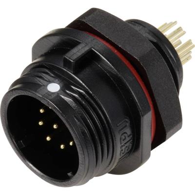 Weipu SP1312 / P 9 Ronde connector Stekker, inbouw Totaal aantal polen: 9 Serie (ronde connectoren): SP13 1 stuk(s)