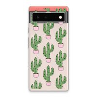 Cactus Lover: Google Pixel 6 Transparant Hoesje