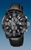 Horlogeband Festina F16585-4 / F16585-5 / F20339 Leder Zwart 23mm