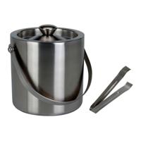 IJsemmer - 15 x 18 cm - RVS - incl tang - wijnkoeler/ijsbucker