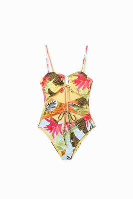 Tropische trikini strikken - MATERIAL FINISHES - XS