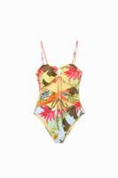 Tropische trikini strikken - MATERIAL FINISHES - S
