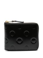 Comme Des Garçons Wallet portefeuille en cuir à détail embossé - Noir