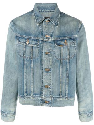 Ralph Lauren RRL veste en jean à boutonnière - Bleu