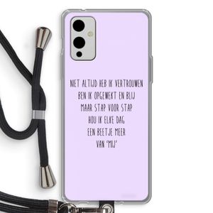 Zelfvertrouwen: OnePlus 9 Transparant Hoesje met koord