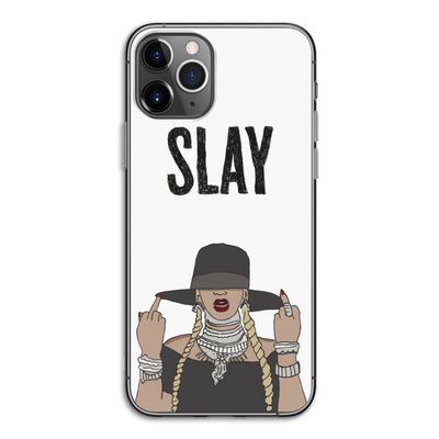 Slay All Day: iPhone 11 Pro Transparant Hoesje