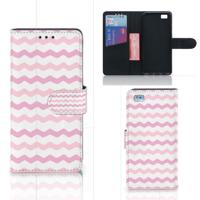 Huawei Ascend P8 Lite | Telefoon Hoesje | Waves Roze
