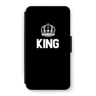 King zwart: iPhone 11 Pro Flip Hoesje