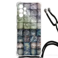 Anti Shock Bumper Case Samsung Galaxy A13 4G Spijkerbroeken