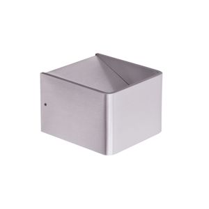BW0007 LED-wandlamp up- of downlight 8W 2700K Dimbaar Aluminium