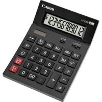 Canon AS-2200 Bureaurekenmachine Donkergrijs Aantal displayposities: 12 werkt op zonne-energie, werkt op batterijen (b x h x d) 140 x 34 x 198 mm