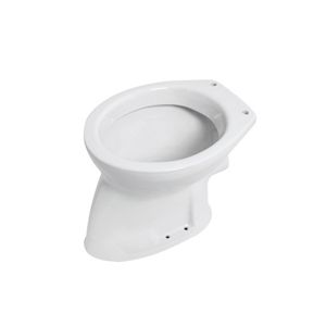 Plieger Toiletpot Brussel Vlakspoel Zonder Bril Wit