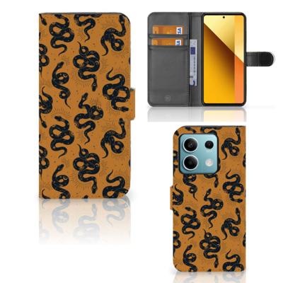 Telefoonhoesje | Met pasjeshouder | voor Xiaomi Redmi Note 13 5G Snakes