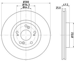 Remschijf 8DD355118701