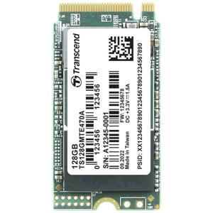 Transcend MTE470A 128 GB NVMe/PCIe M.2 SSD 2242 harde schijf PCIe NVMe 3.0 x4 Industrial TS128GMTE470A