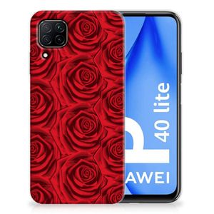 Huawei P40 Lite TPU Case Red Roses