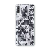 Moroccan Print: Samsung Galaxy A70 Transparant Hoesje