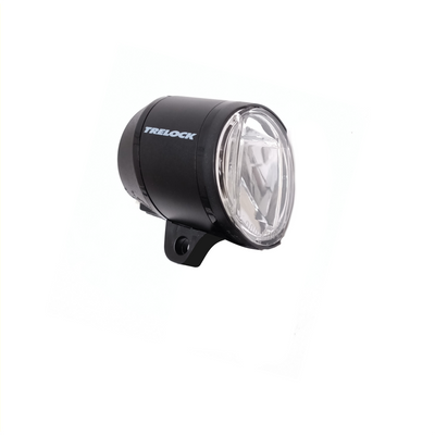 Trelock led koplamp ls 910 prio 50 lux, geschikt voor 6-12v e-bike zwart, werkplaatsverpakking