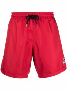 Philipp Plein short de bain à logo - Rouge