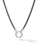 David Yurman collier Smooth Amulet Box Chain - Noir