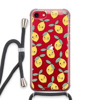 Citroenen: iPhone SE 2020 Transparant Hoesje met koord