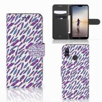 Huawei P20 Lite | Telefoon Hoesje | Feathers Color