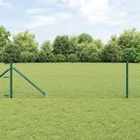 VidaXL Afrasteringspaal groen 10 x 0,6 m (40 x 40 mm gaas)