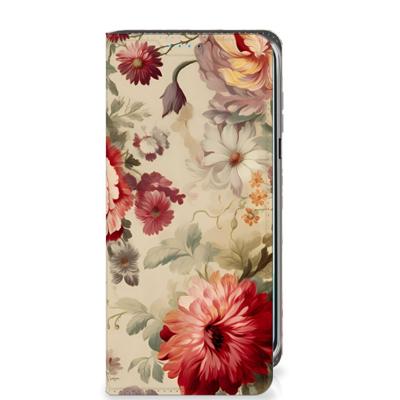 Smart Cover voor Samsung Galaxy A16 5G/4G Bloemen
