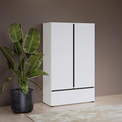 Home365 Linnenkast Crotone - Wit - 2-Deurs met Lade