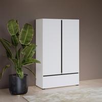 Home365 Linnenkast Crotone - Wit - 2-Deurs met Lade