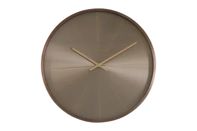 Wandklok ro Copper M brons