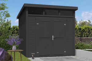 Outdoor Life Products | Tuinhuis Kibo 3 - 250 x 250 | Gecoat | Carbon Grey