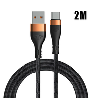 USB-C naar USB 3.0 Kabel - Zwart - 2 meter - thumbnail