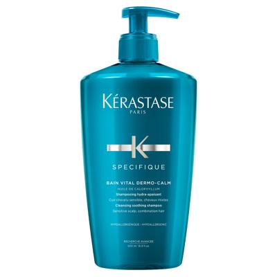 Kérastase Specifique Bain Vital Dermo-Calm Shampoo NormaalVet Haar 500 ml | Voor Shampoo Zonder Siliconen