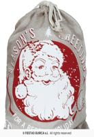 Cadeauzak Kerstman Grijs Greetings (40x55cm)