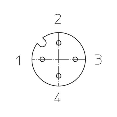 Lutronic 1066 Sensor/actuator connector, geassembleerd M12 Aantal polen (sensoren): 4 Koppeling, recht 5.00 m 1 stuk(s)