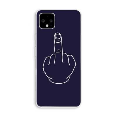 F**k U: Pixel 4 XL Transparant Hoesje