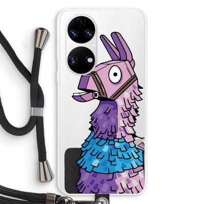 Lama: Huawei P50 Transparant Hoesje met koord