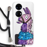 Lama: Huawei P50 Transparant Hoesje met koord