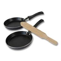 Set van 2 mini crêpevormpjes - ELO - Ø 14 cm - 1 Jewel de Luxe spatel