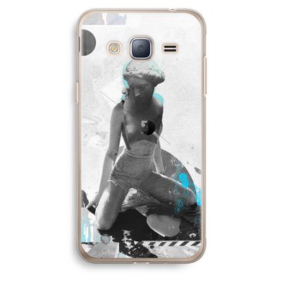 I will not feel a thing: Samsung Galaxy J3 (2016) Transparant Hoesje